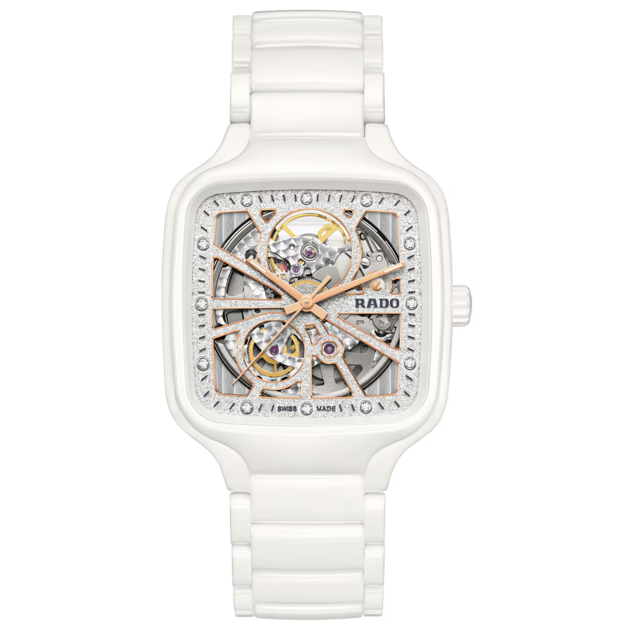 True Square Automatic Open Heart Sparkling R27073722 38.0 mm, Automatic, 116.5 g