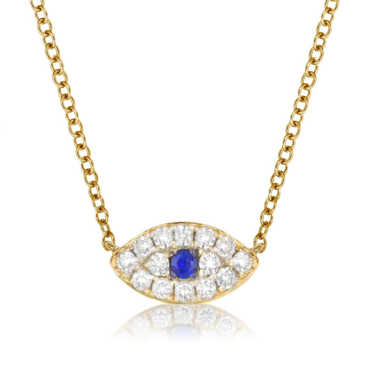 MISS MIMI  925 Sterling Silver Protection evil eye necklace  04-023188-02