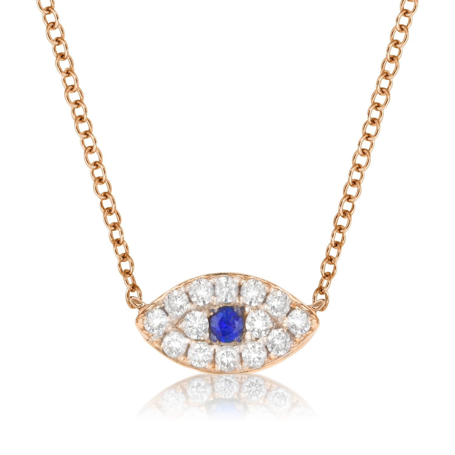 MISS MIMI  925 Sterling Silver Protection evil eye necklace  04-023188-03