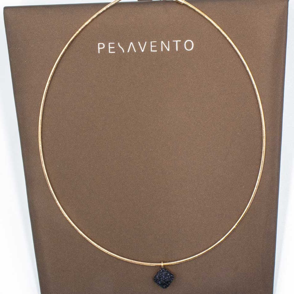 Pesavento NECKLACE WITH BLACK DUST WDNAG055