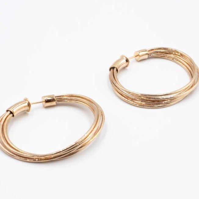 Pesavento Rhodium and Grey Dust Earrings WDNAO-099