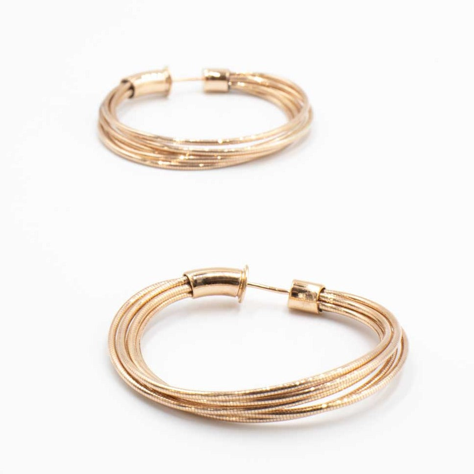 Pesavento Rhodium and Grey Dust Earrings WDNAO-099