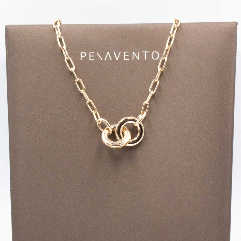 Pesavento Elegance Incrocio Pink Necklace WELGE-045