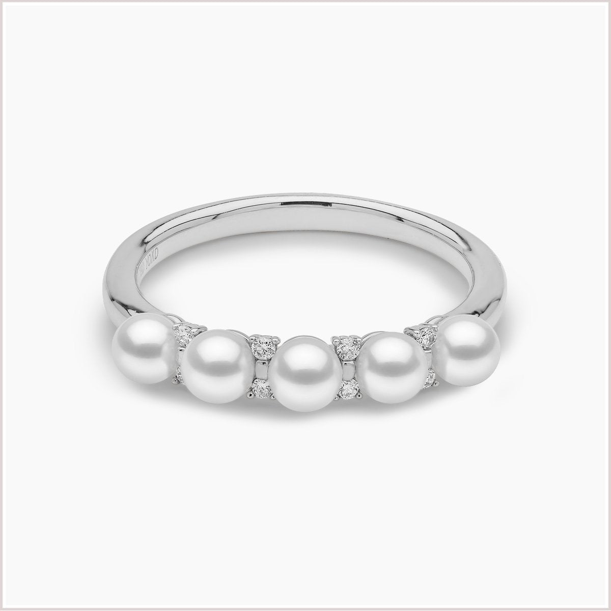 Yoko London Eclipse Akoya Pearl and Diamond Ring QYR2262-7X-KHX