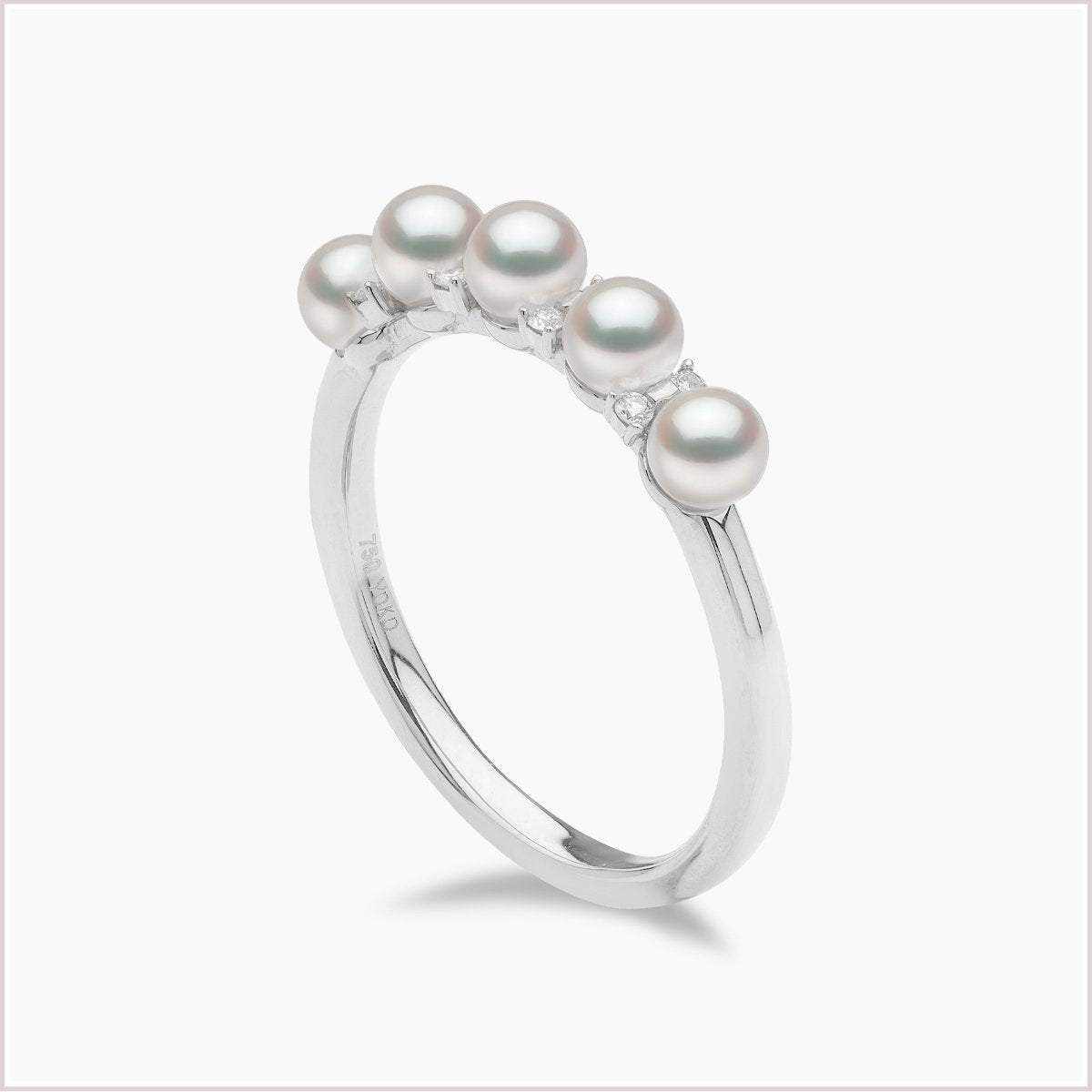 Yoko London Eclipse Akoya Pearl and Diamond Ring QYR2262-7X-KHX