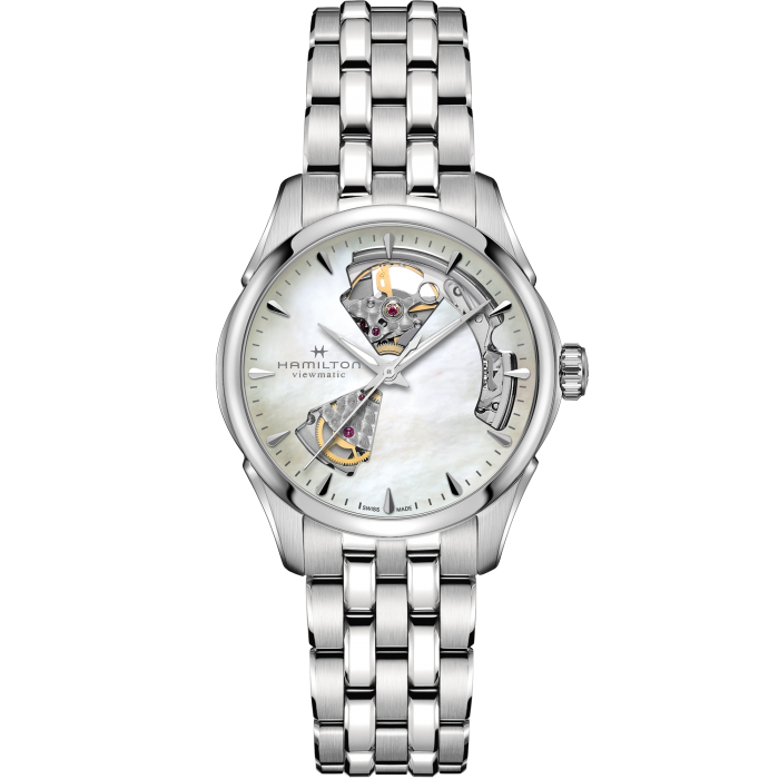 HAMILTON JAZZMASTER OPEN HEART LADY AUTO H32215190