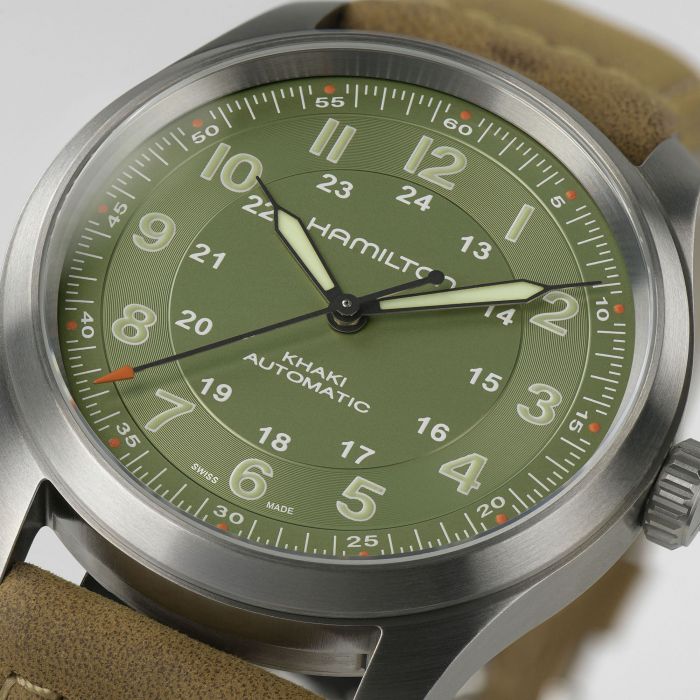 KHAKI FIELD TITANIUM AUTO 38mm H70205860