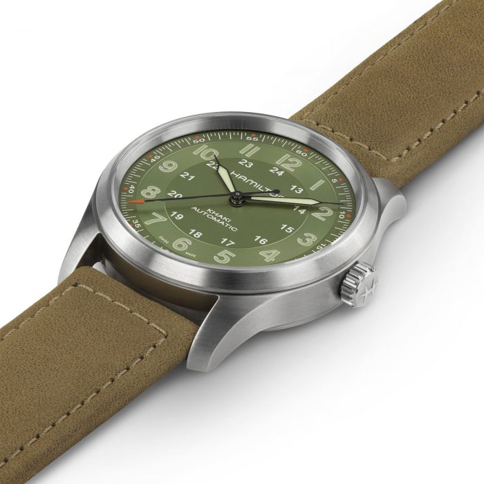 KHAKI FIELD TITANIUM AUTO 38mm H70205860