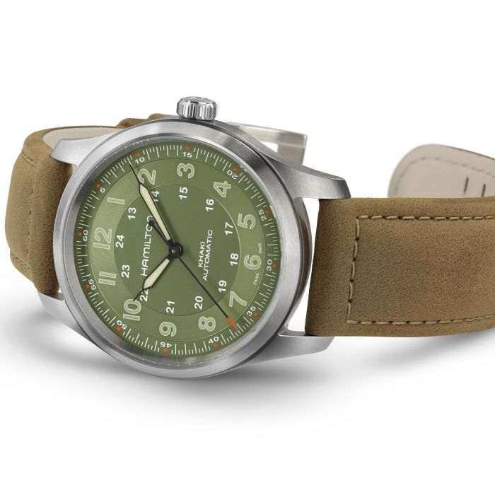 KHAKI FIELD TITANIUM AUTO 38mm H70205860