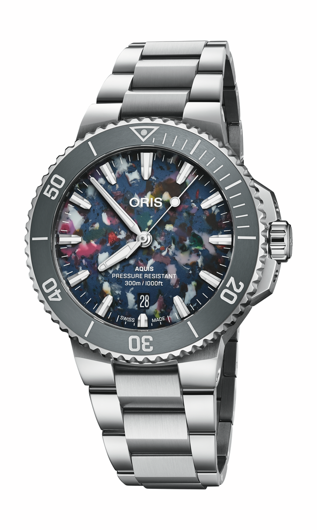 Aquis Date Upcycle - 41.50 mm 01 733 7787 4150-07 8 22 04PEB