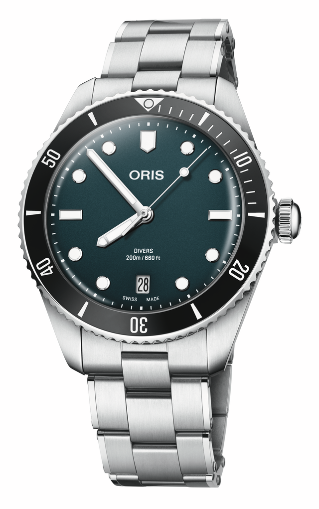 ORIS Divers Date Blue Dial  01 733 7795 4055-SET 39MM