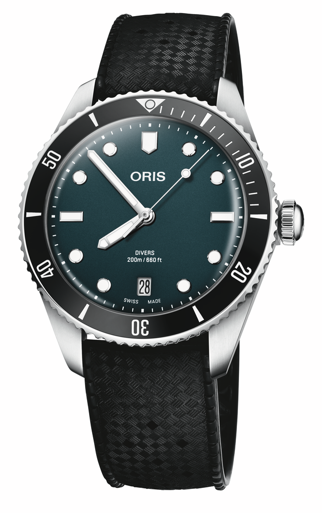 ORIS Divers Date Blue Dial  01 733 7795 4055-SET 39MM