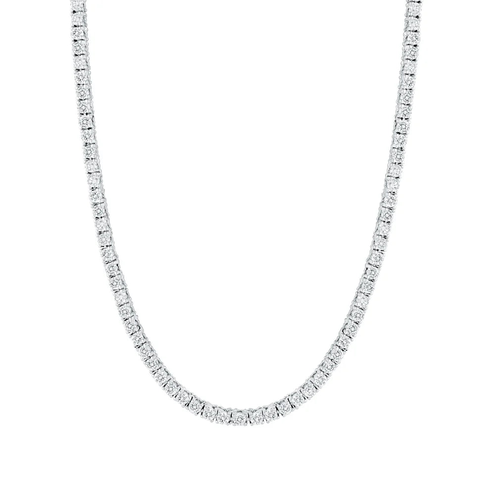 3 mm Tennis Necklace in White 04-906254-01WH-15