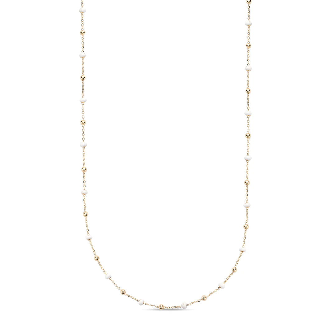 ENAMEL NECKLACE 04-453888-02-WH