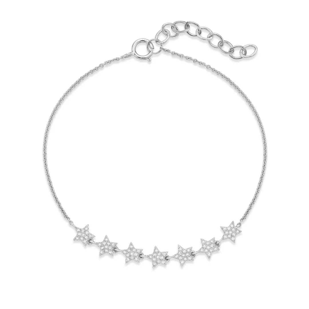 7 Stars Diamond Bracelet in White 07-013599-01DIA