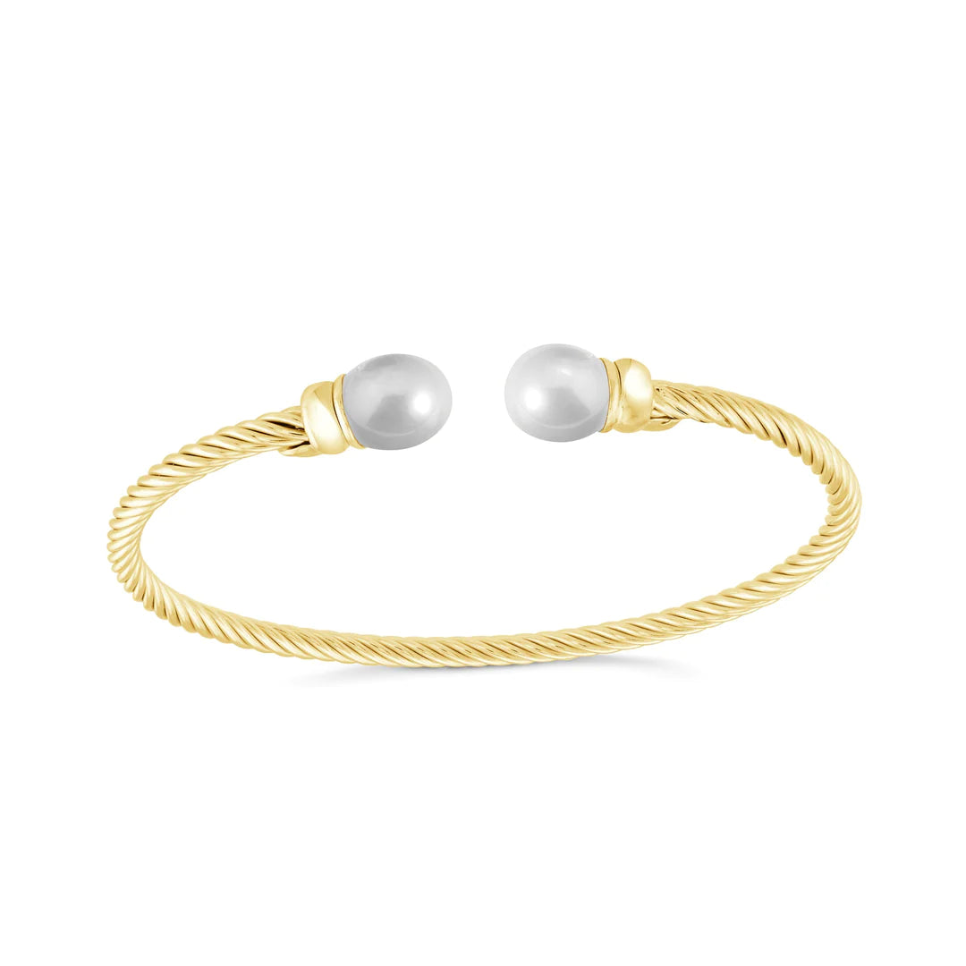 TWIST CABLE WITH GENIUNE PEARLS 07-082776-02-PL
