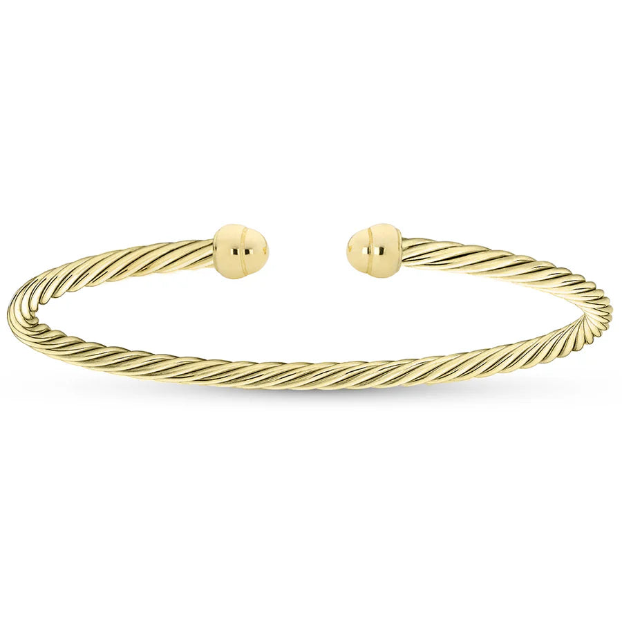 Classic Mini Twist Bangle in Yellow 07-083483-02
