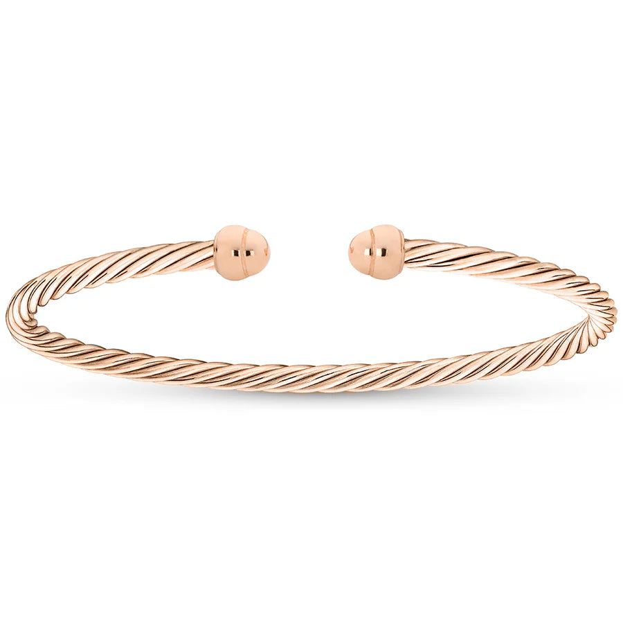 Classic Mini Twist Bangle in Rose 07-083483-03