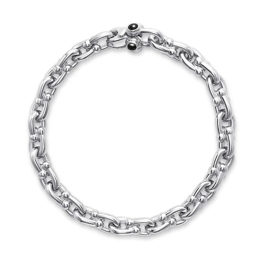 Small Marine Link Bracelet in White 07-083675-01BK