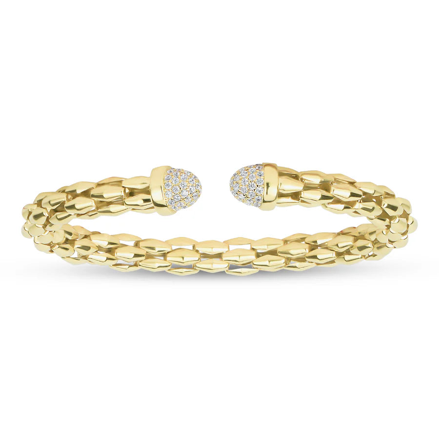 Slip-On Flex Round Bangle in Yellow 07-086749-02