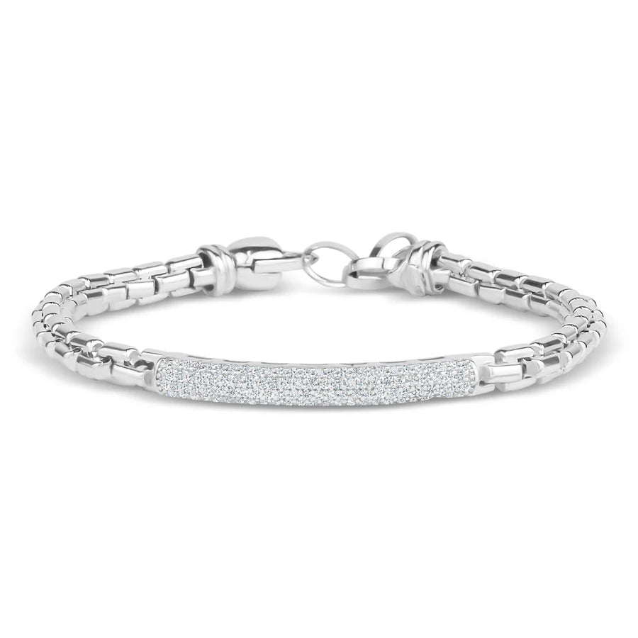 Flex CZ Bar in White 07-086751-01