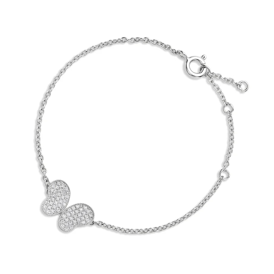 Butterfly Bracelet in White 07-142643-01WH