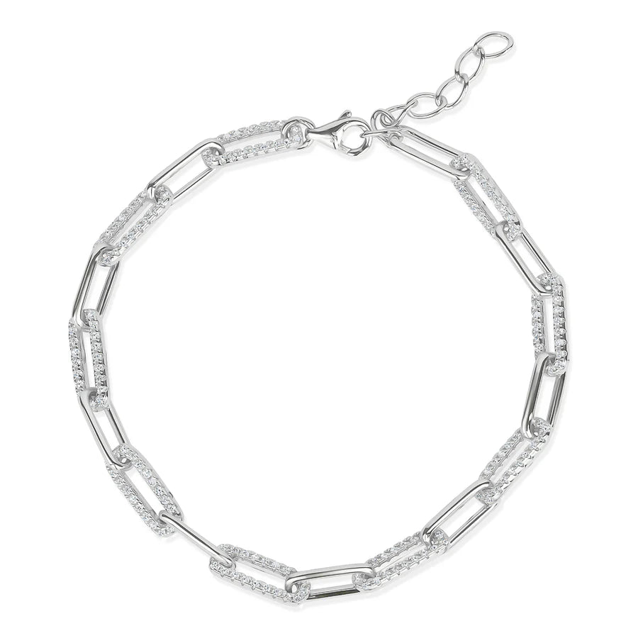 Pretty Link Bracelet in White 07-146303-01WH