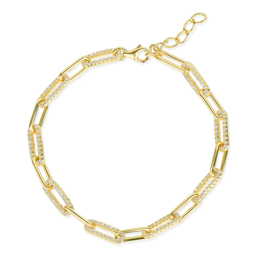 Pretty Link Bracelet in Yellow 07-146303-02WH