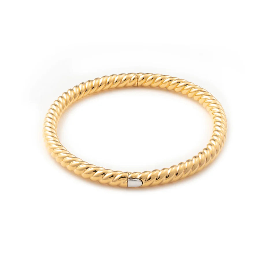Twist Bangle in Yellow 07-256677-02