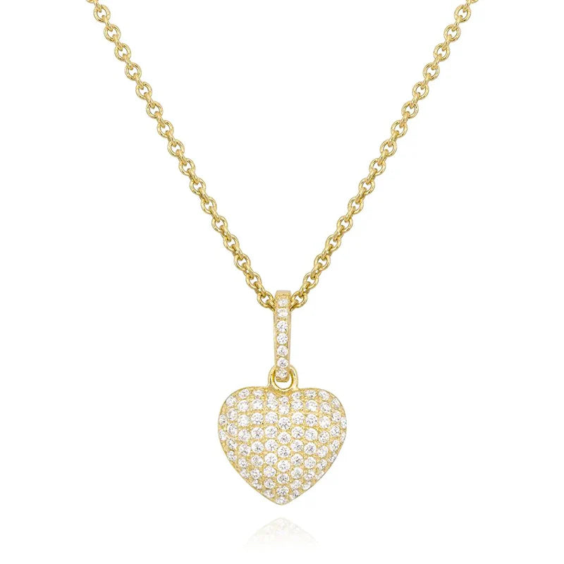 Bombee Heart Pendant in Yellow 09-143428-02WH-14MM