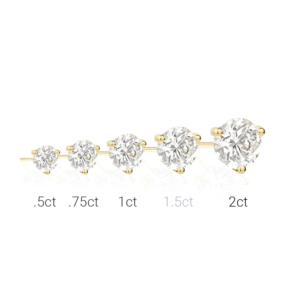 1.5CT Martini Studs in Yellow 13-142799-02WH