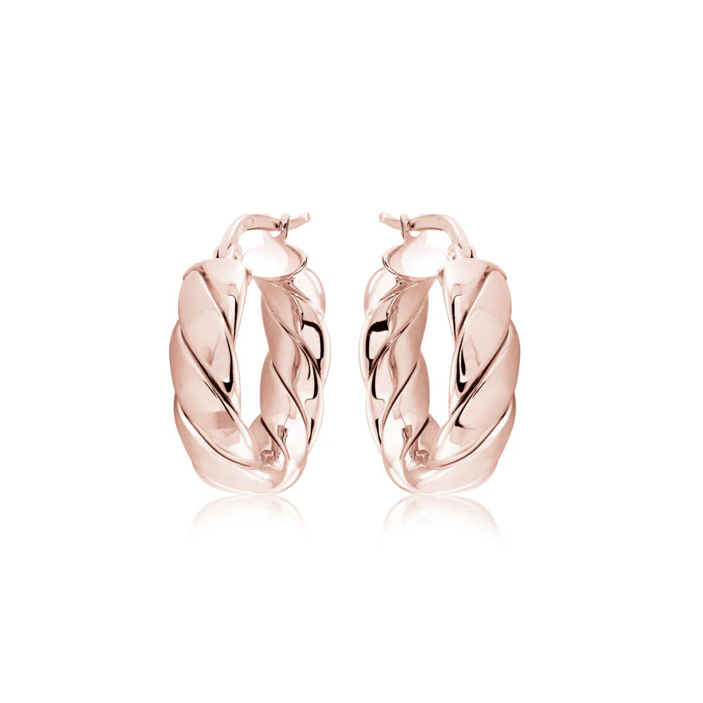 Small Lucia Hoops in Rose 13-403563-03