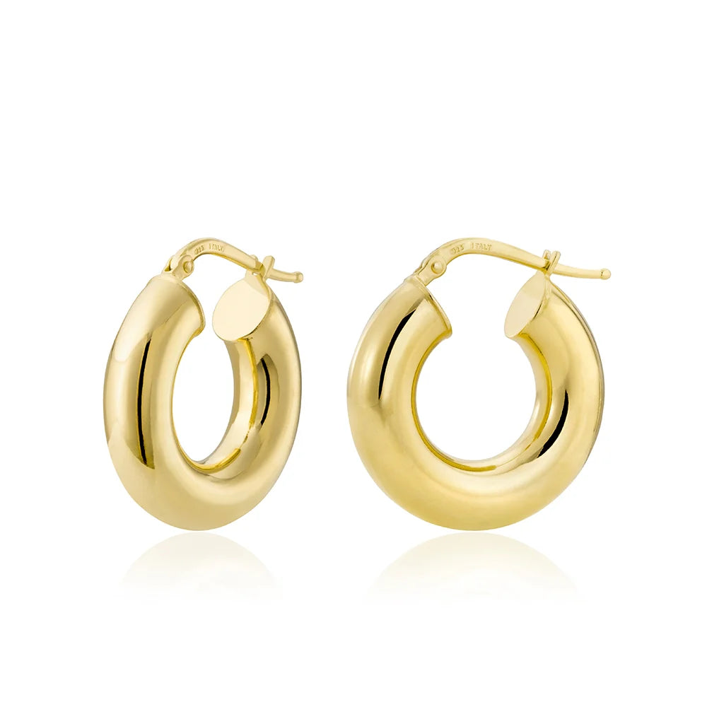 Mini 6mm Tube Hoops in Yellow 13-406397-02