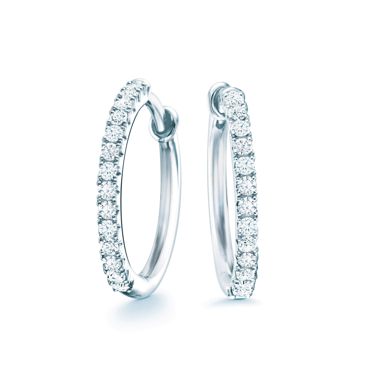 Birks Rosée du Matin  Diamond Hoop Earrings, Small 450005880372