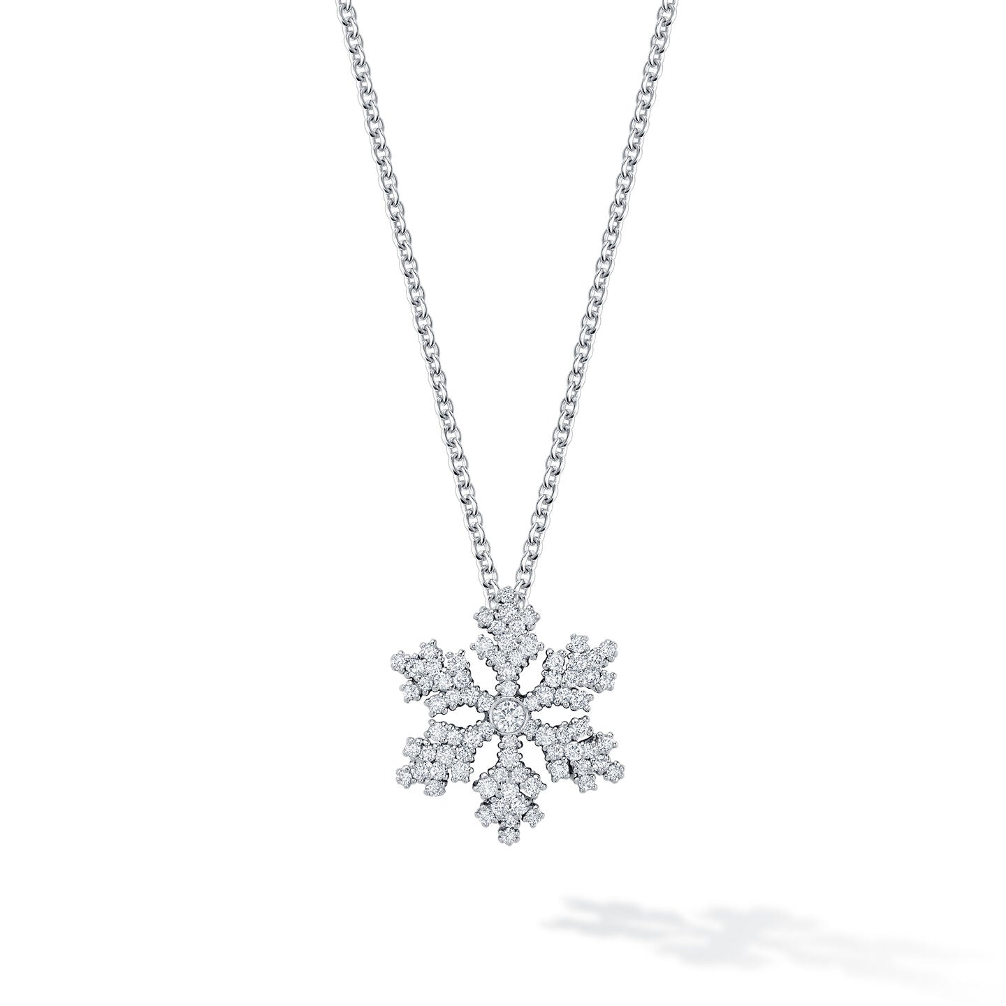 Birks Snowflake® Pavé Diamond Snowflake Pendant 450005906454