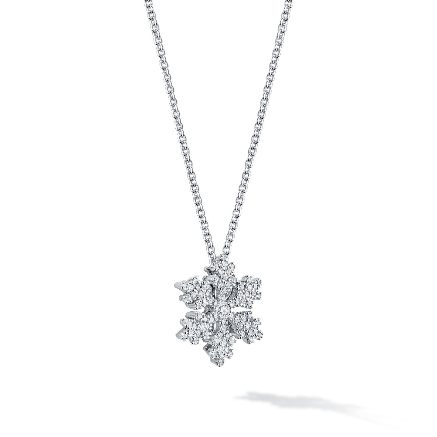 Birks Snowflake® Pavé Diamond Snowflake Pendant 450005906454