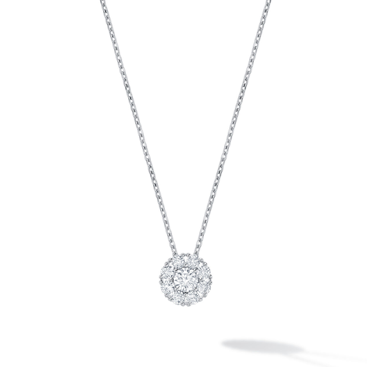 Birks Snowflake  Diamond Cluster Pendant, Medium 450005967097