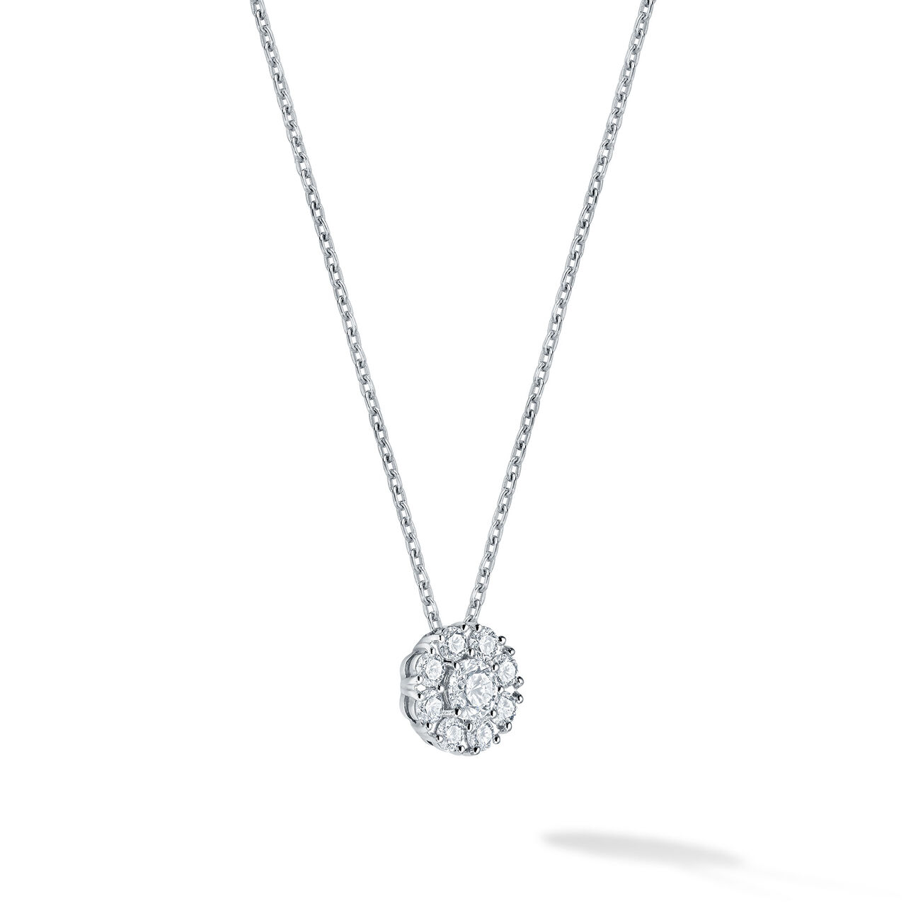 Birks Snowflake  Diamond Cluster Pendant, Medium 450005967097