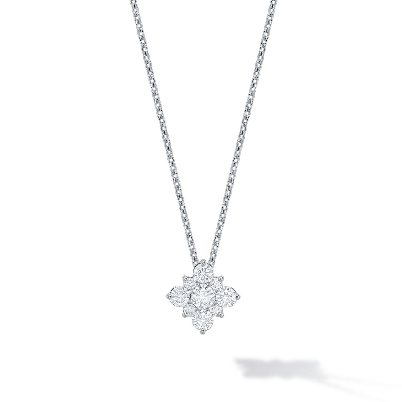 Birks Snowflake  Diamond Square Cluster Pendant, Large 450005973685