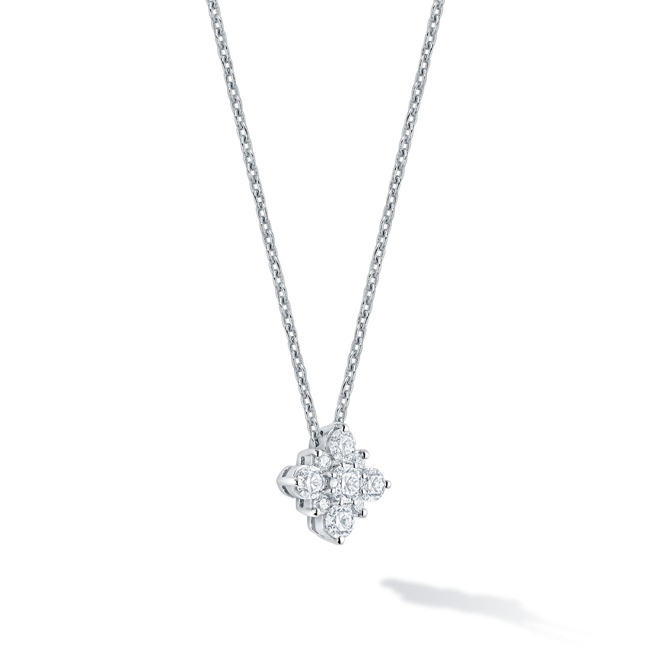 Birks Snowflake  Diamond Square Cluster Pendant, Large 450005973685