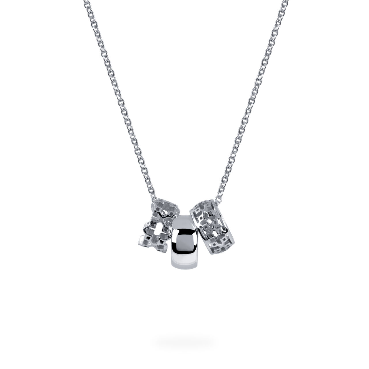 Birks Dare to Dream ® Three-Ring Silver Pendant 450008635962