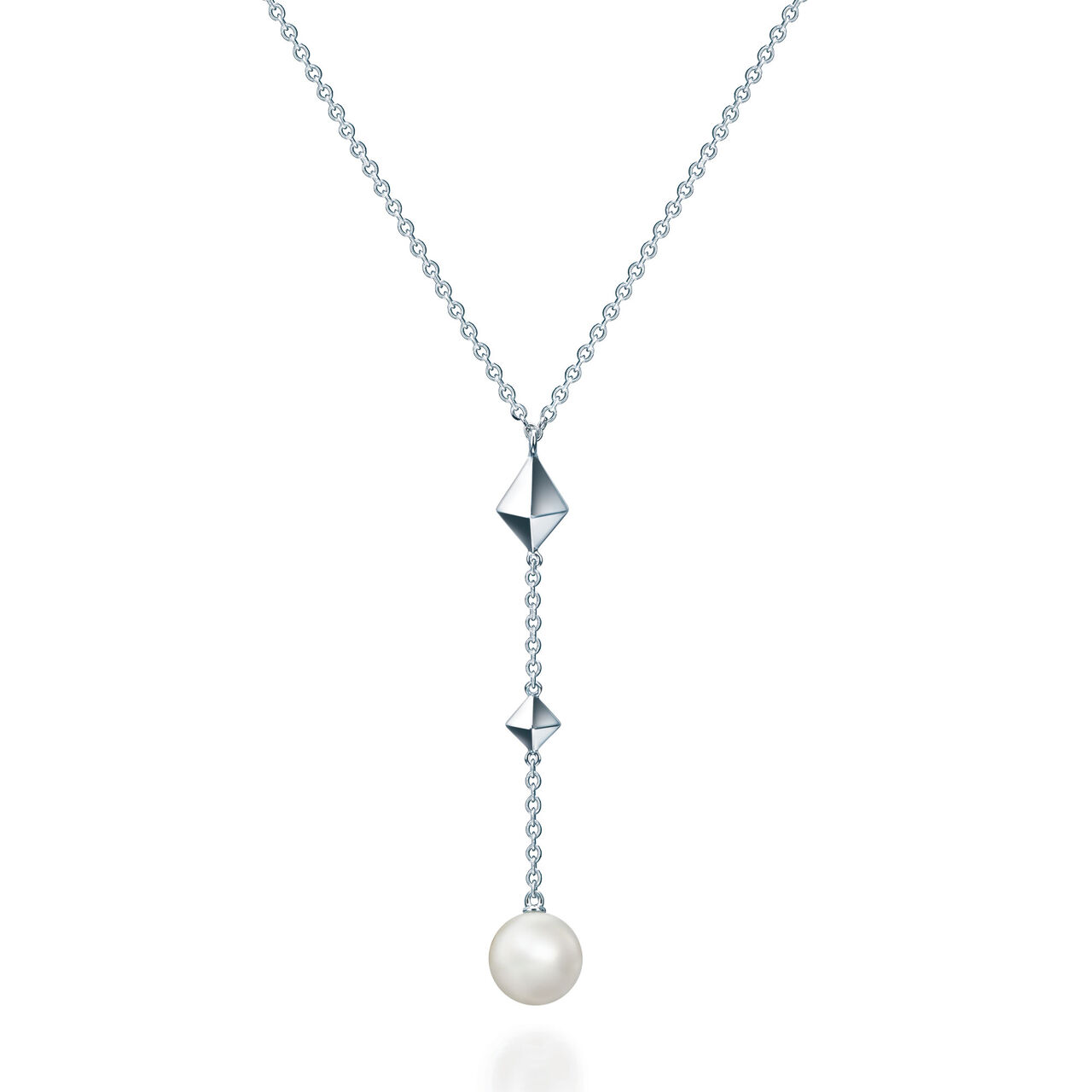Birks Rock & Pearl  Drop Necklace with Pearl 450009223502