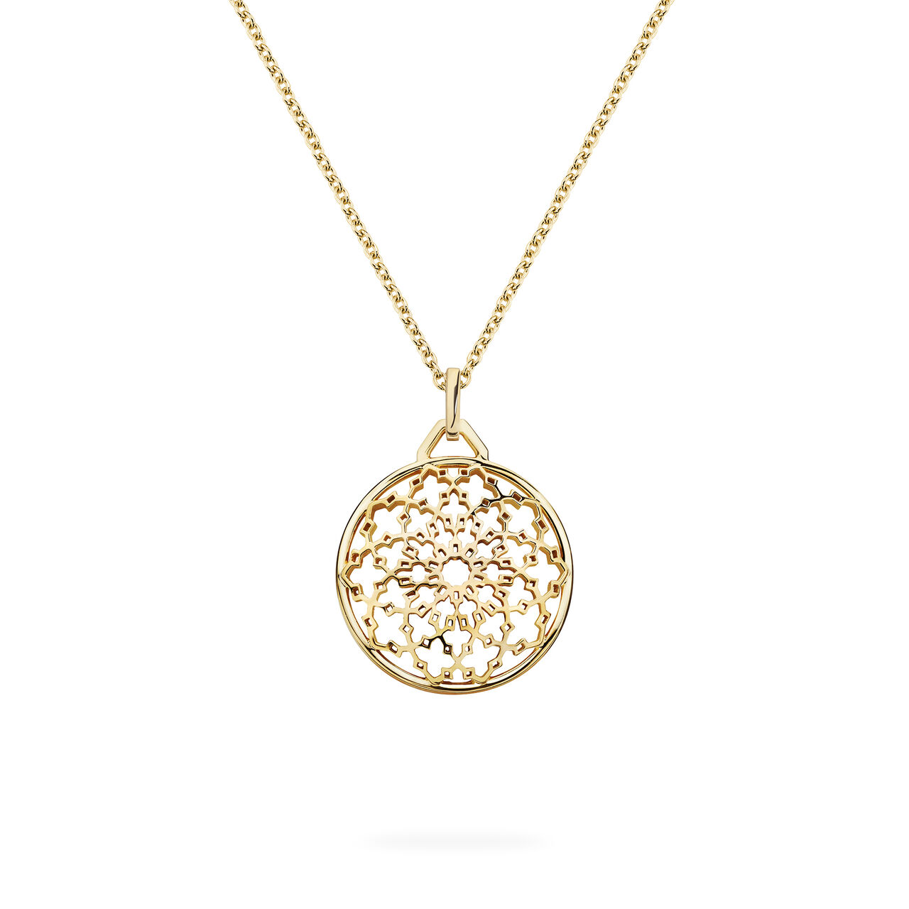 Birks Muse  Yellow Gold Medallion Pendant 450009707149