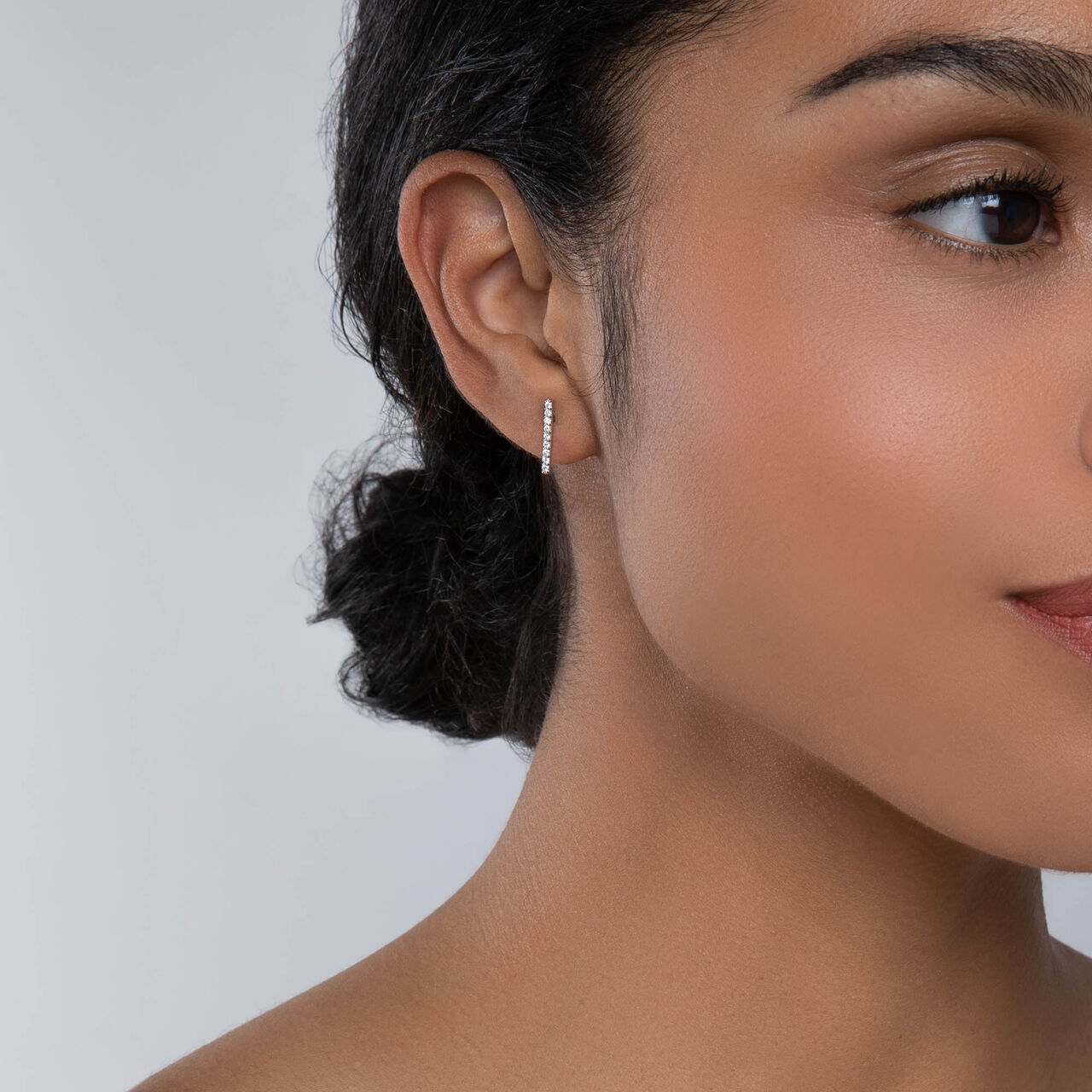 Birks Rosée du Matin  Diamond Bar Earrings 450011459104