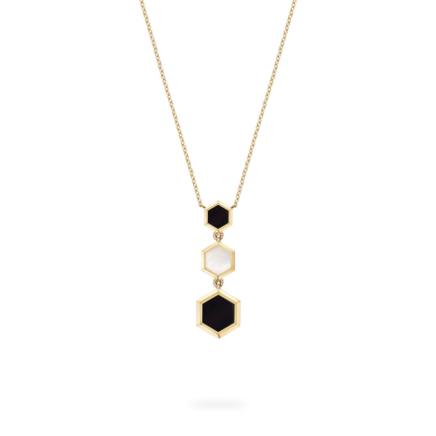 Birks Bee Chic® Mother-of-Pearl and Onyx Pendant 450011498134