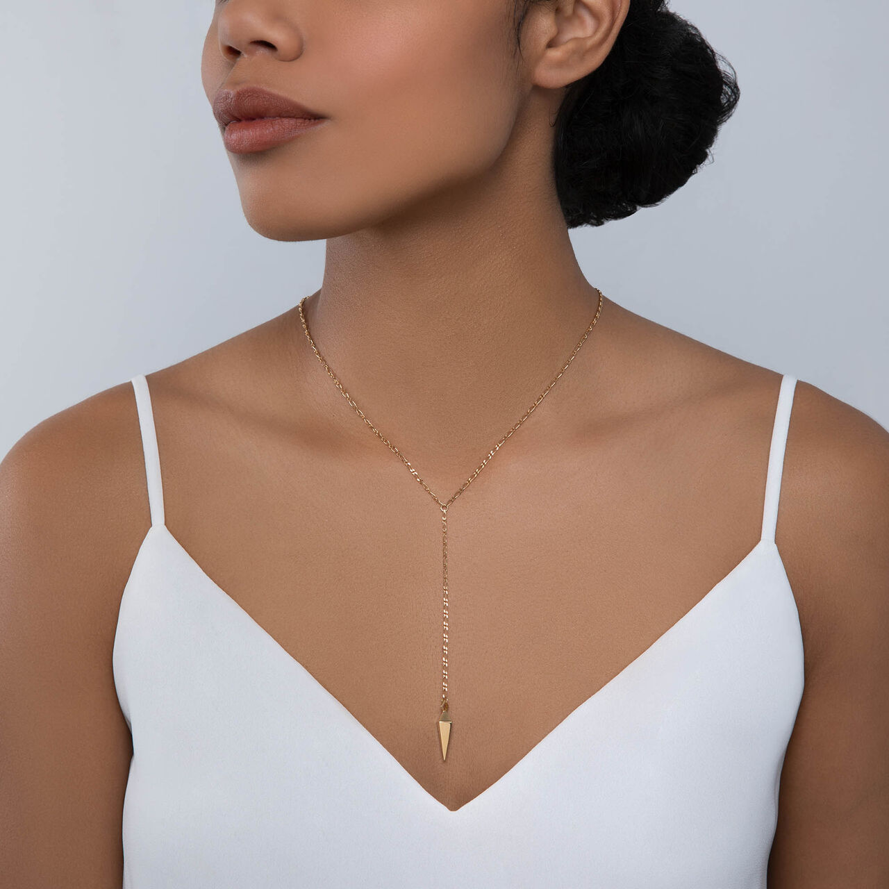 Birks Iconic  Rock & Pearl Lariat Necklace, Yellow Gold 450014061717