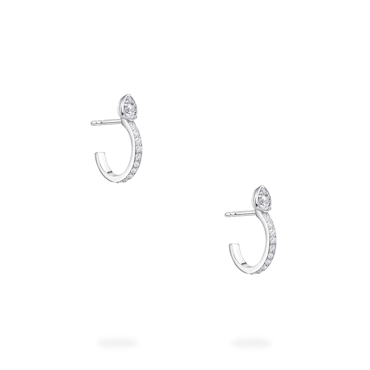 Birks Splash  Diamond Hoop Earrings 450016185282