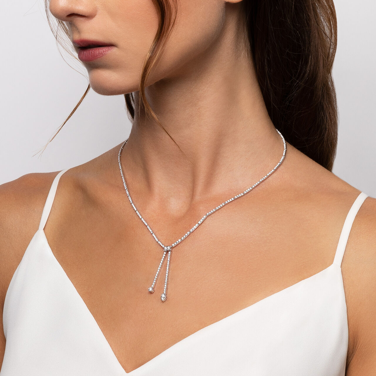 Birks Splash  Diamond Lariat Necklace 450016254735