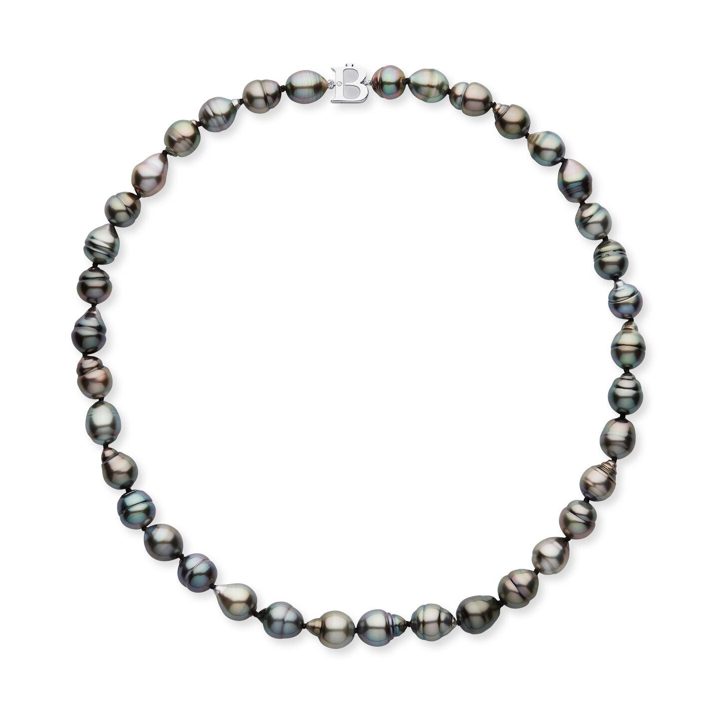 Birks Pearls 8-10mm White Gold Tahitian Necklace 450017311802