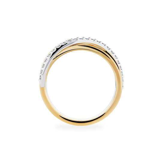 Birks Rose du Matin Diamond and Yellow Gold Ring 450017557910
